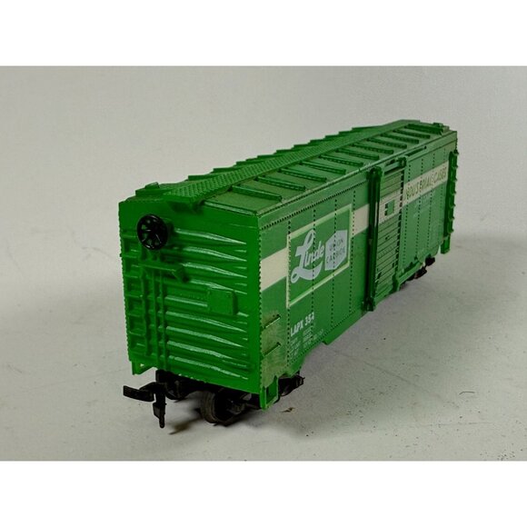 HO Scale Freight Train Cars Vintage Linde Boxcar & Ponderosa Lumber Flatcar - Picture 6 of 15